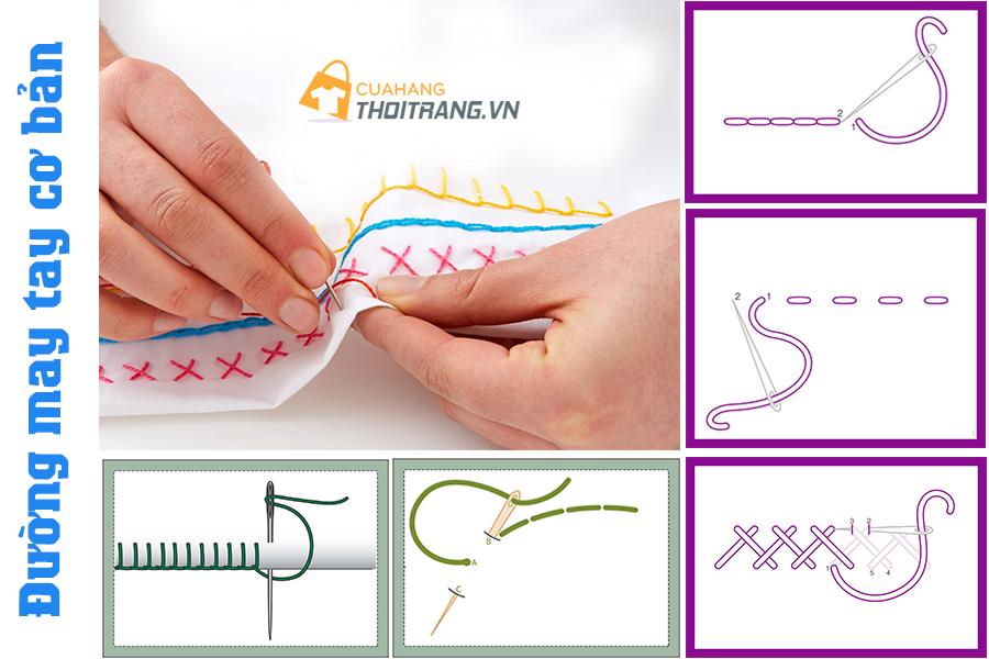 7 đường may tay cơ bản ai cũng nên biết khi sửa trang phục