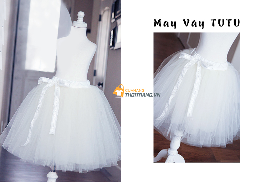Mách bạn cách may chân váy tutu cho bé đẹp dịu dàng