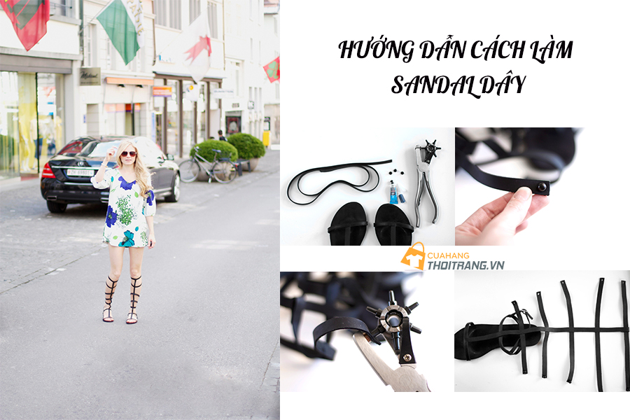 Mách bạn cách làm sandal chiến binh chỉ trong 10 phút