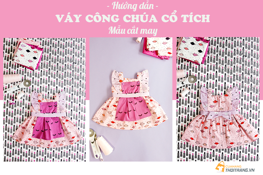 Thiết kế váy công chúa xếp tầng đẹp như truyện cổ tích