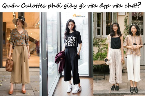 Quần Culottes phối giày gì vừa đẹp vừa chất?