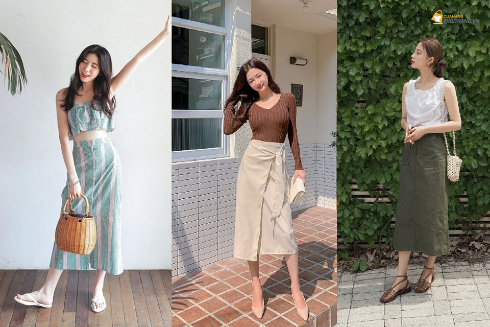 Bí kíp chinh phục chân váy suông cho nàng tỏa sáng mùa hè