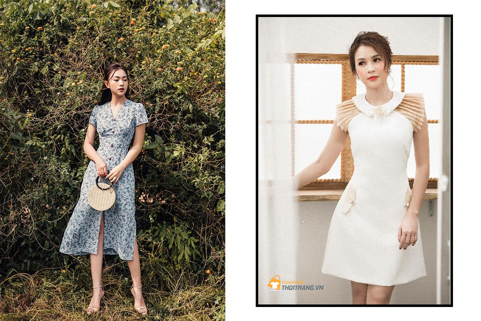 Top 3 mẫu đầm suông dài hot trend siêu tôn dáng cho nàng