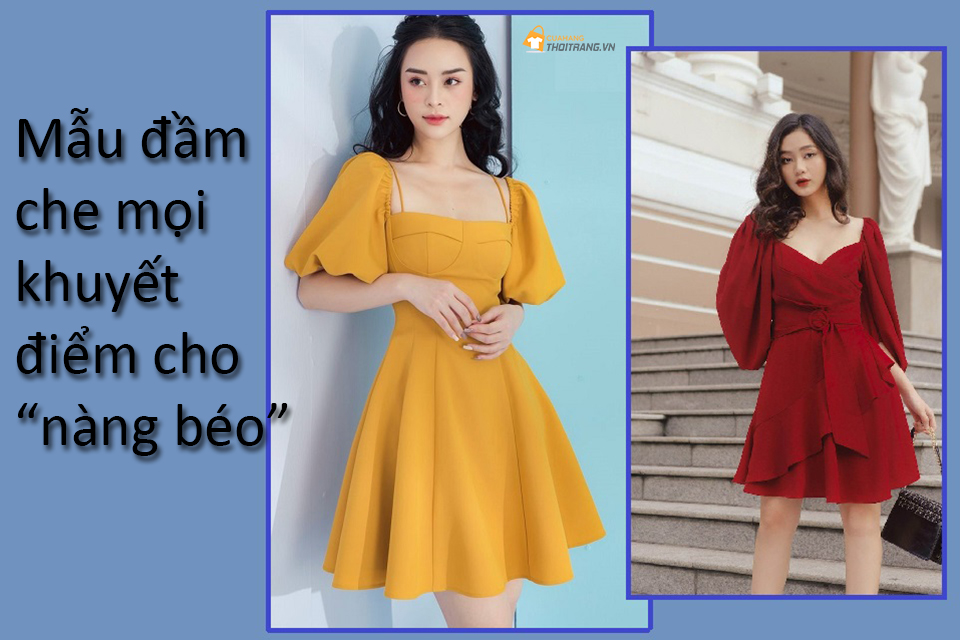 Đừng sợ béo, 2 mẫu đầm này sẽ giúp nàng che mọi khuyết điểm