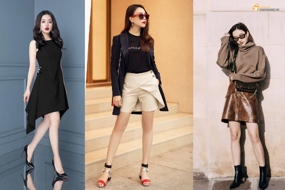 Biến hóa thành cô nàng sang trọng với trang phục màu tối
