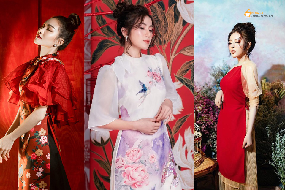Áo dài cách tân 2021 trình làng mẫu siêu hot