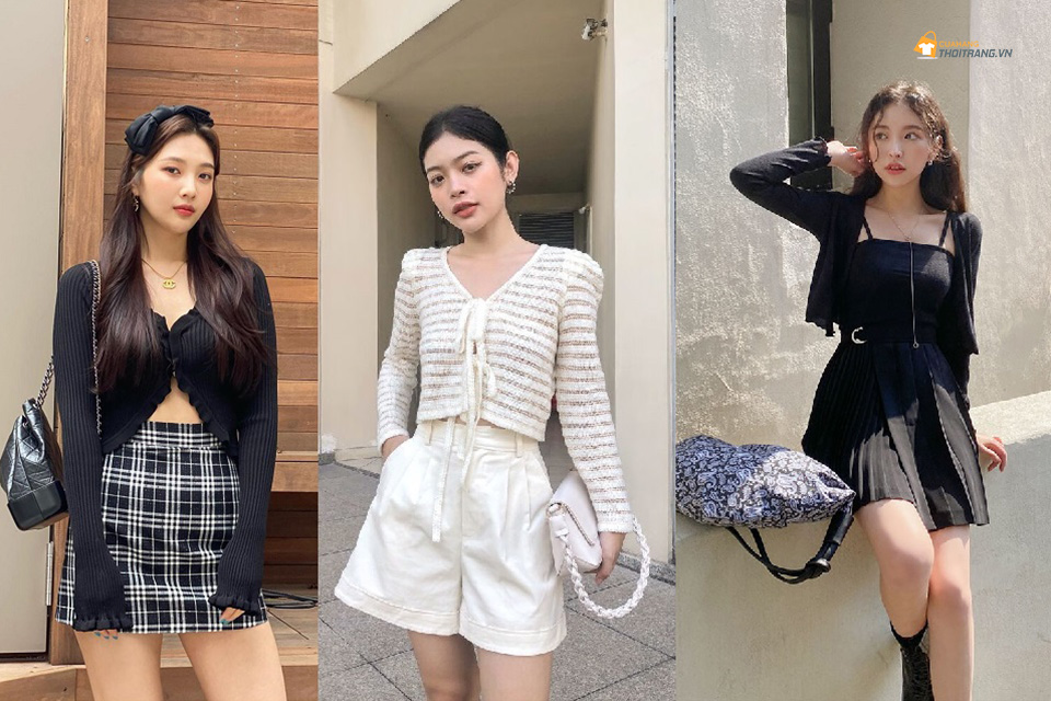 Top 5 kiểu Áo Cardigan dáng lửng chinh phục mọi cô gái