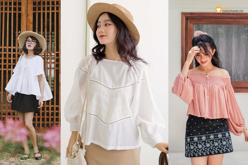 Các mẫu chân váy mix cùng áo Babydoll đẹp hút mắt