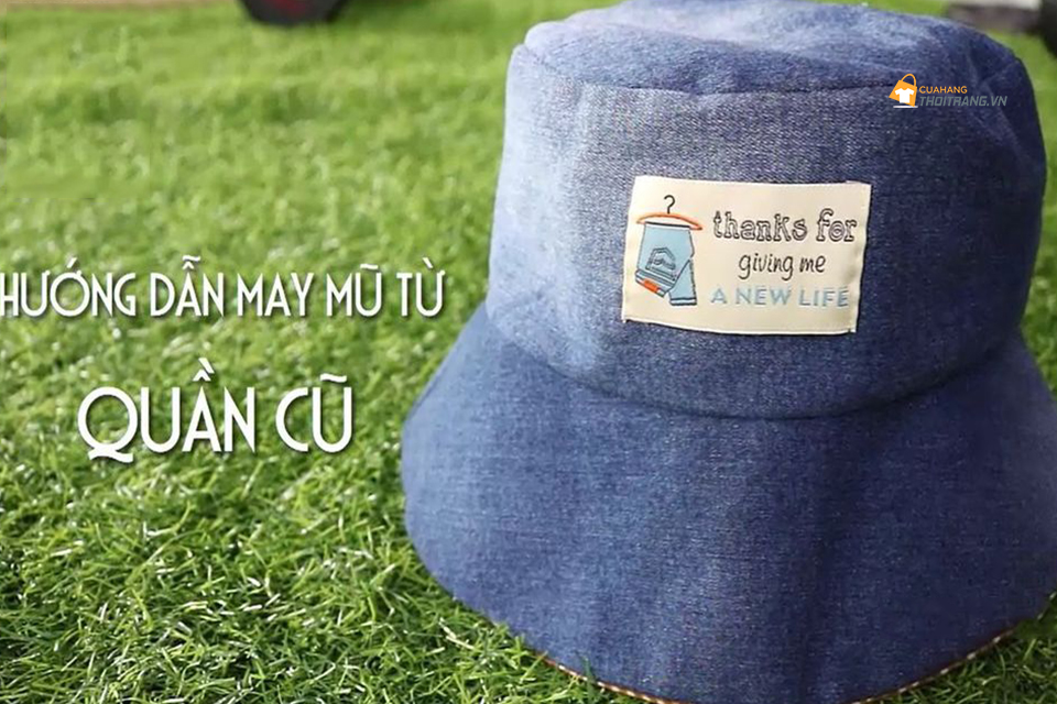 Tự may mũ Bucket độc đáo từ những nguyên liệu có sẵn