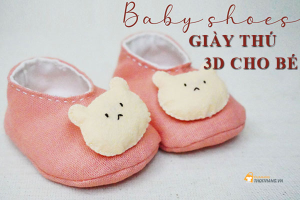 Giày thú 3D: Cách may giày thú 3D cho bé như thế nào?