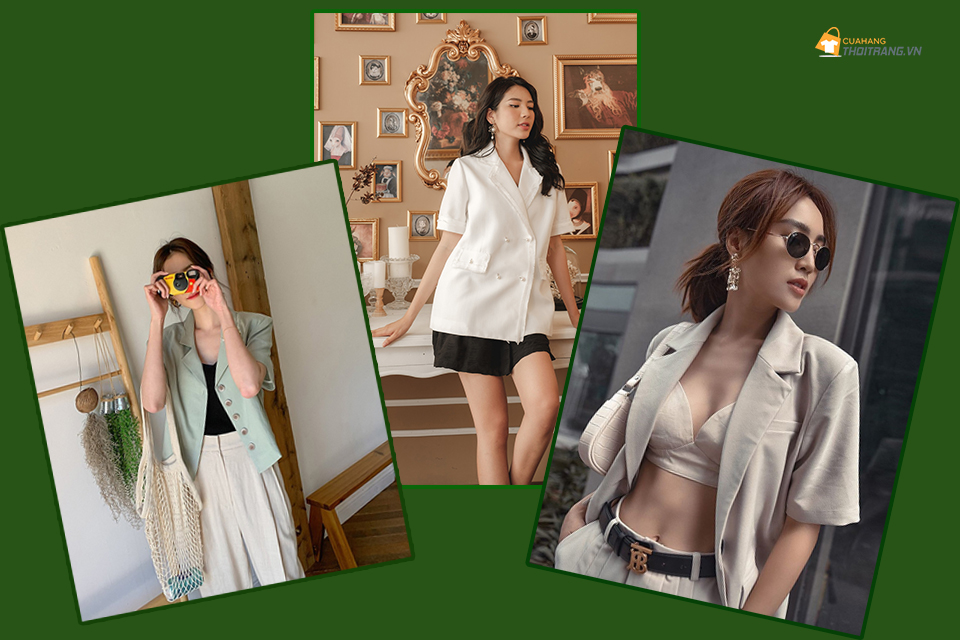 Áo Blazer tay ngắn - Mặc sao cho đẹp thanh lịch?