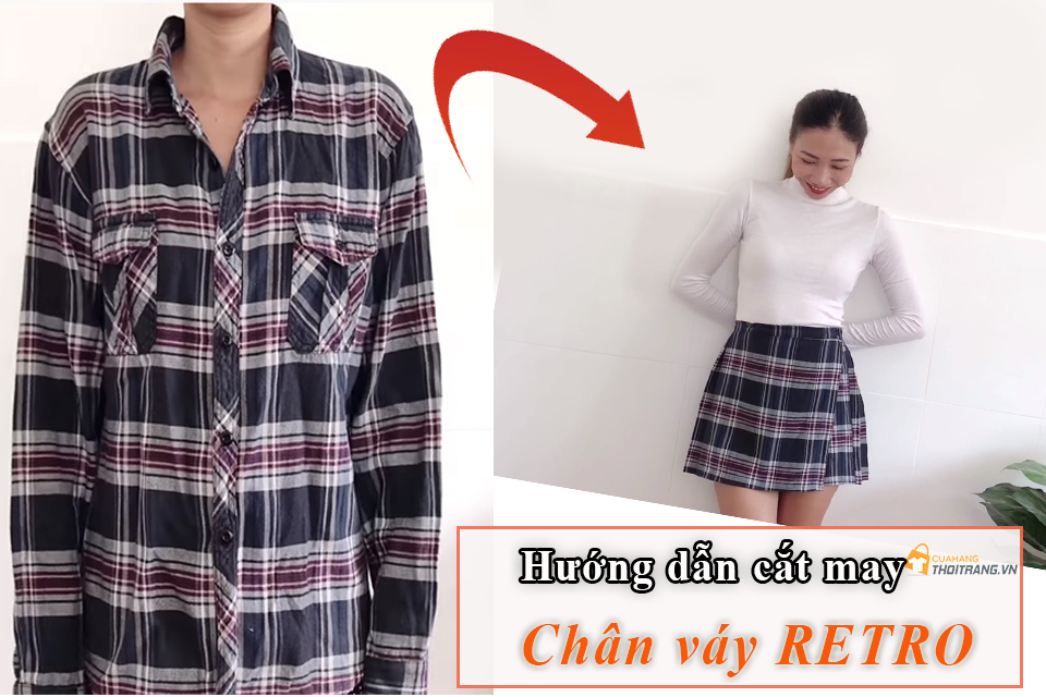 Hướng dẫn cắt may chân váy Retro qua các bước đơn giản