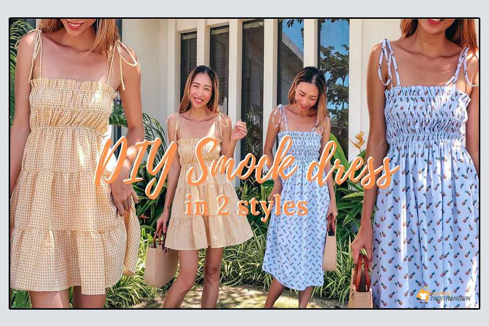 Cách may 2 kiểu váy hai dây hot nhất được CĐM săn lùng