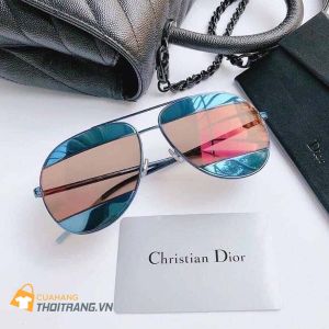 Kính Dior Split Blue Grey Aviator