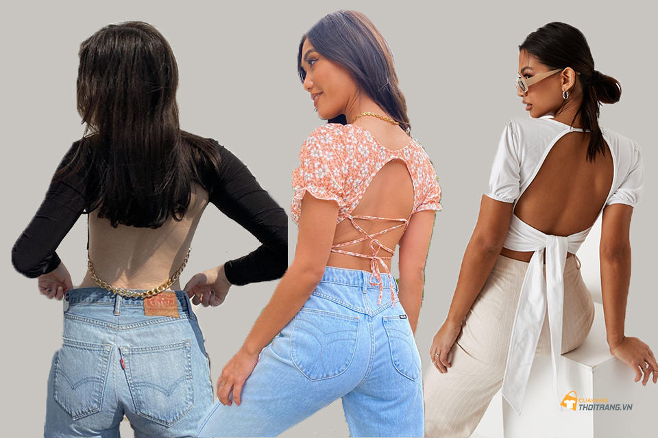 Áo hở lưng - Item “đánh cướp” trái tim của cô nàng gợi cảm