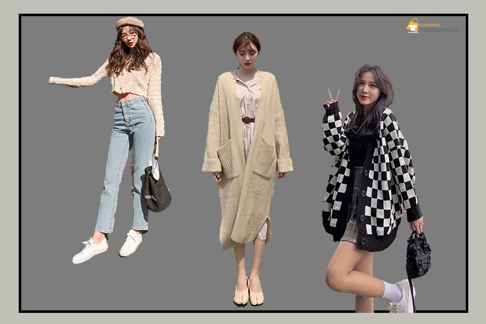 Áo khoác Cardigan và những outfit 